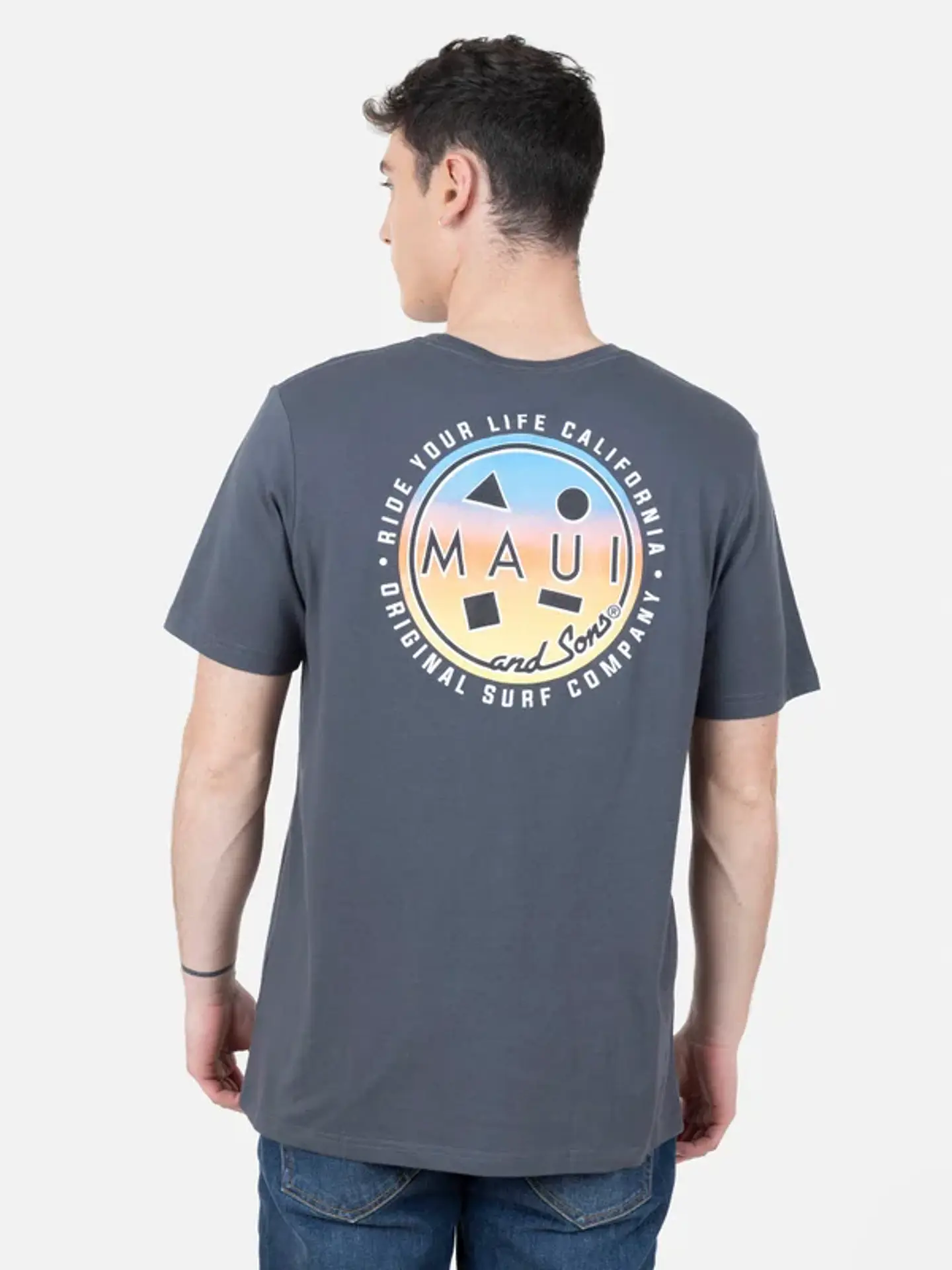 Pack Polera + Billetera Hombre Gris Maui AV1558-MV23 2
