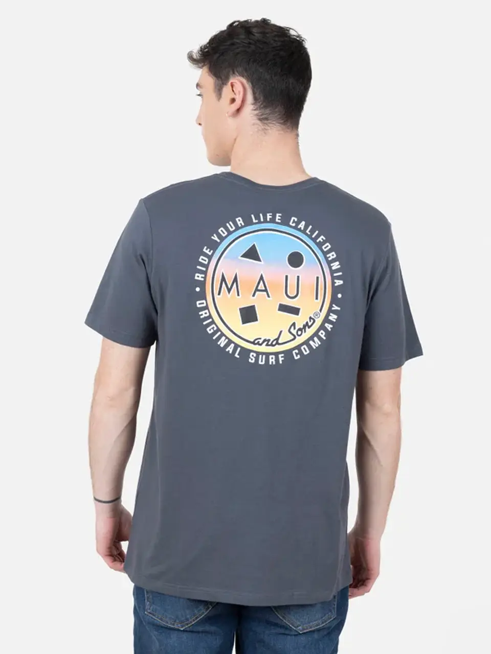 Pack Polera + Billetera Hombre Gris Maui AV1558-MV23 2