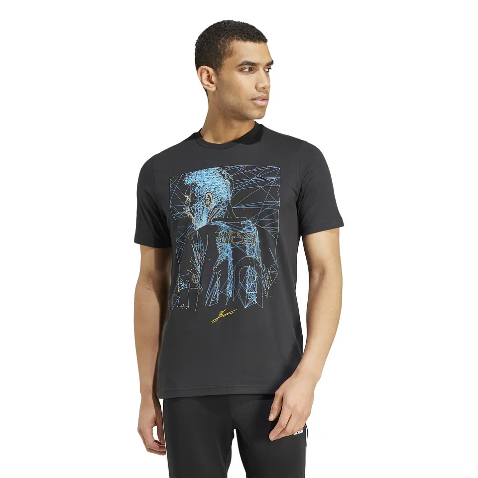 Polera Hombre Negra Adidas IW0176 1