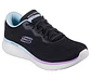 Zapatilla Mujer Negra Skechers 150019BKMT - Miniatura 1