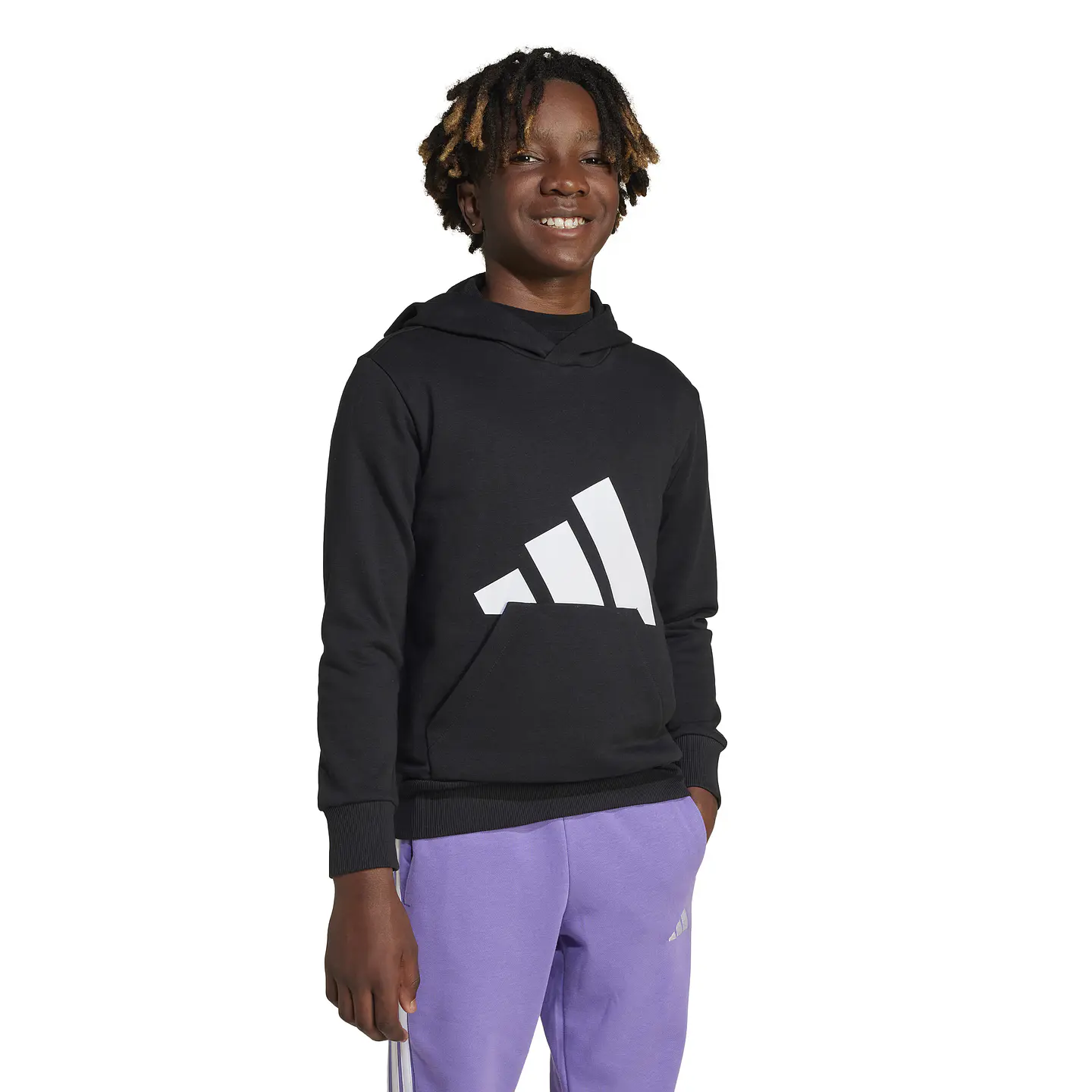 Polerón Juvenil Negro Adidas JC9667 1