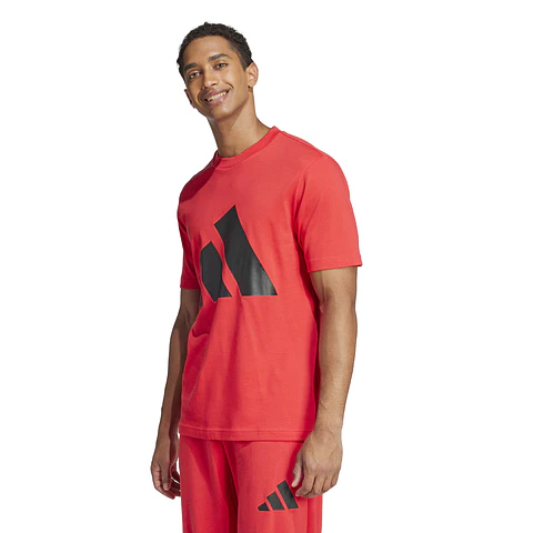 Polera Hombre Roja Adidas JE8934
