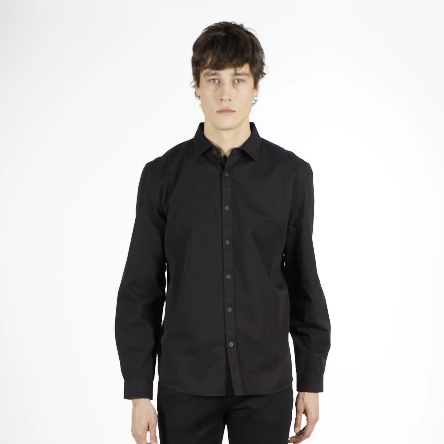Camisa Hombre Negra Ellus BML30500NE 1