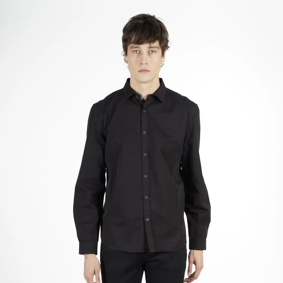 Camisa Hombre Negra Ellus BML30500NE 1
