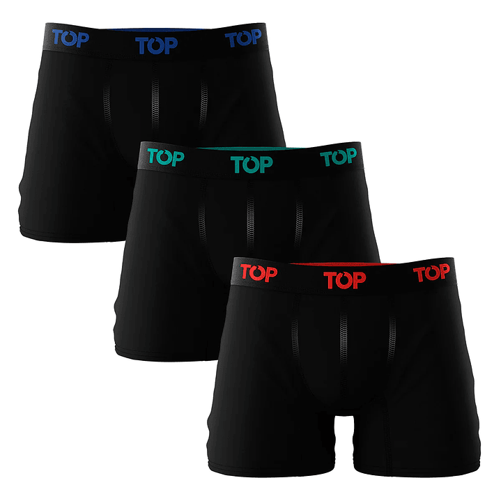 Boxer Hombre Algodón Colores Surtidos Top 208P/3 3