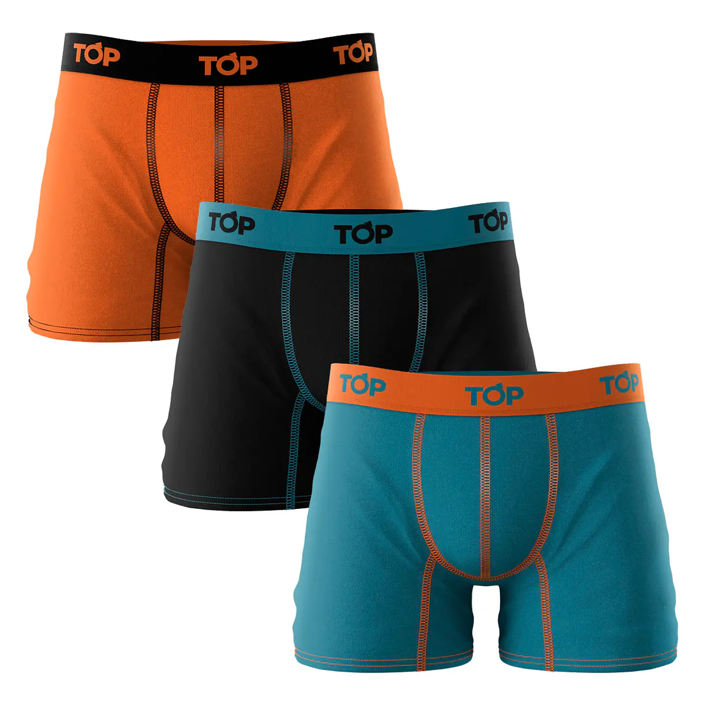 Boxer Hombre Algodón Colores Surtidos Top 208P/3 9