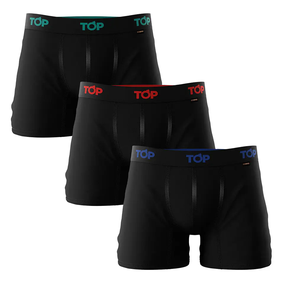 Boxer Hombre Cobre Colores Surtidos Top 208ACOBP3 2