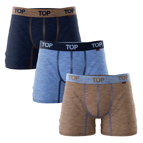 Boxer Hombre Cobre Colores Surtidos Top 208ACOBP3
