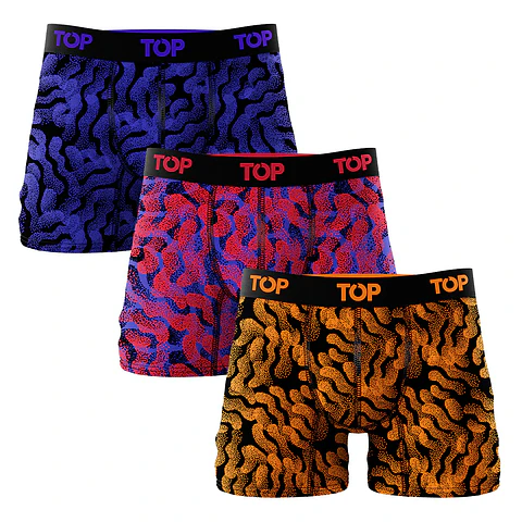 Boxer Hombre Algodón Colores Surtidos Top 208AP3