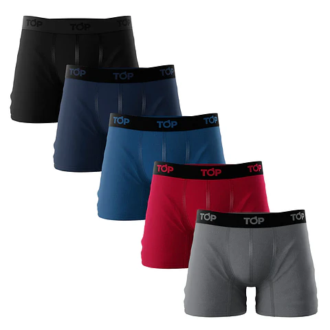 Boxer Hombre Algodón Colores Surtidos Top 208P5
