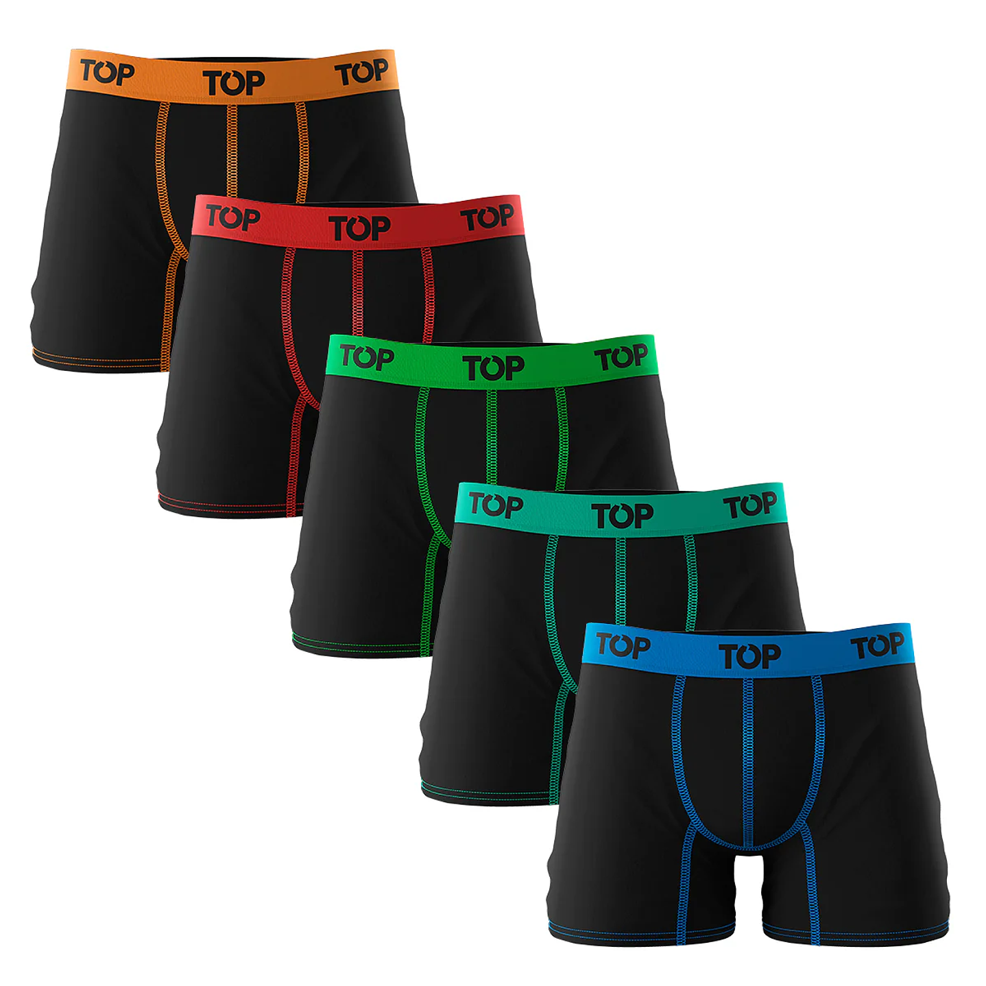 Boxer Hombre Algodón Colores Surtidos Top 208P5 4