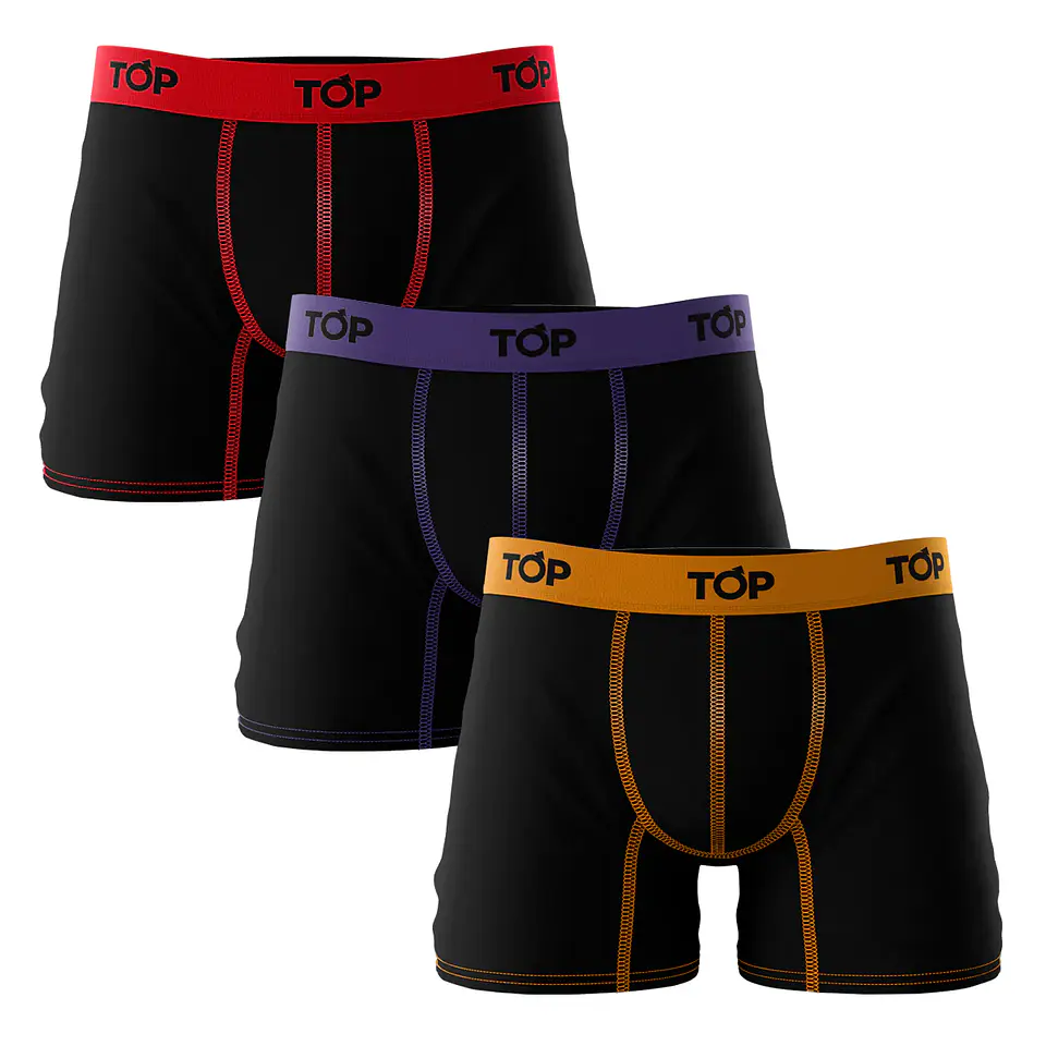 Boxer Hombre Multicolor Top 209MP/3 3