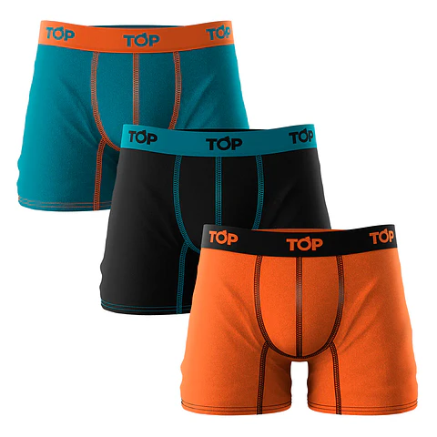 Boxer Hombre Microfibra Colores Surtidos Top 209MP3