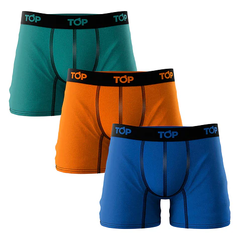 Boxer Hombre Microfibra Colores Surtidos Top 209MP3