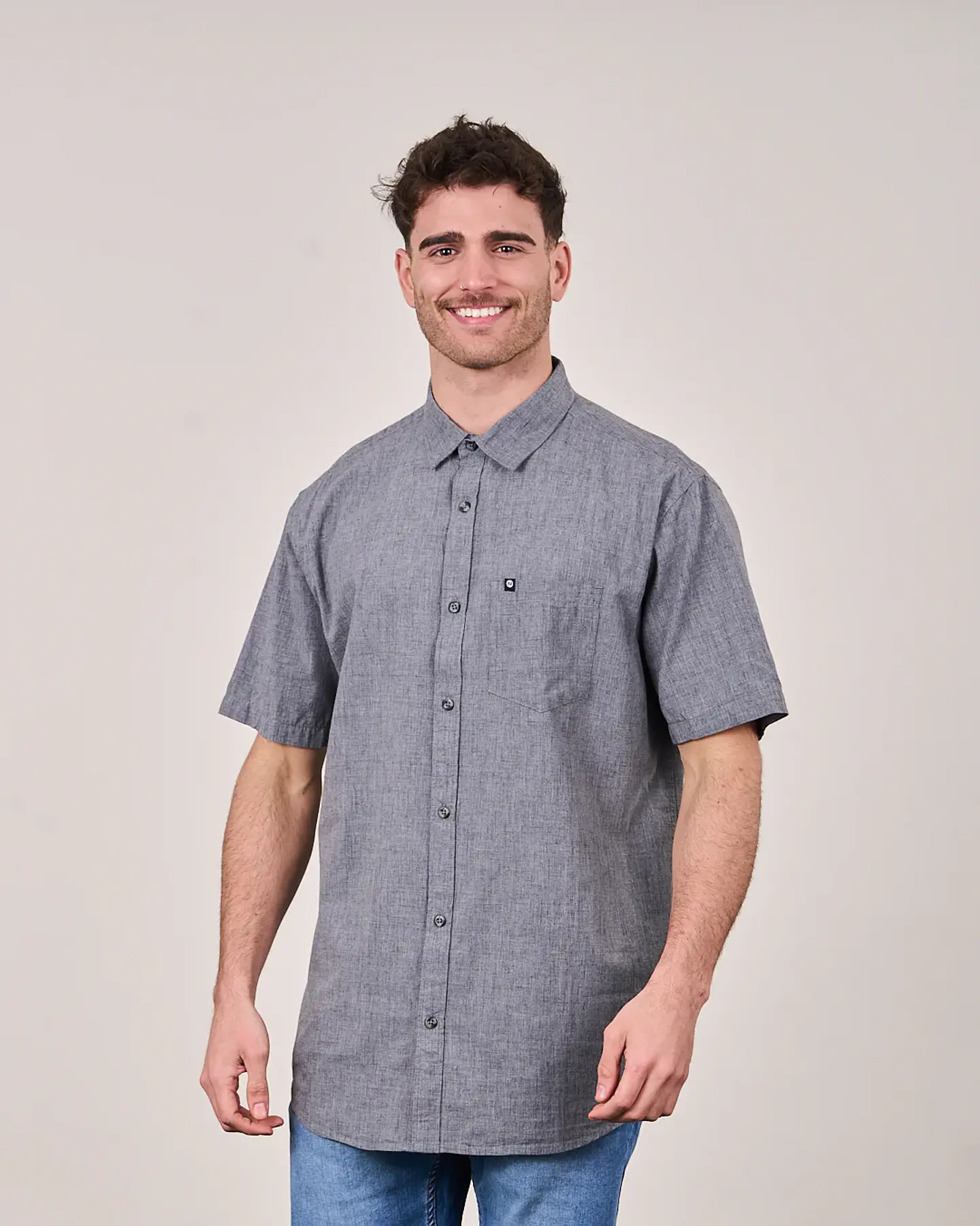 Camisa Hombre Gris Polemic-CPaz VV5772 1