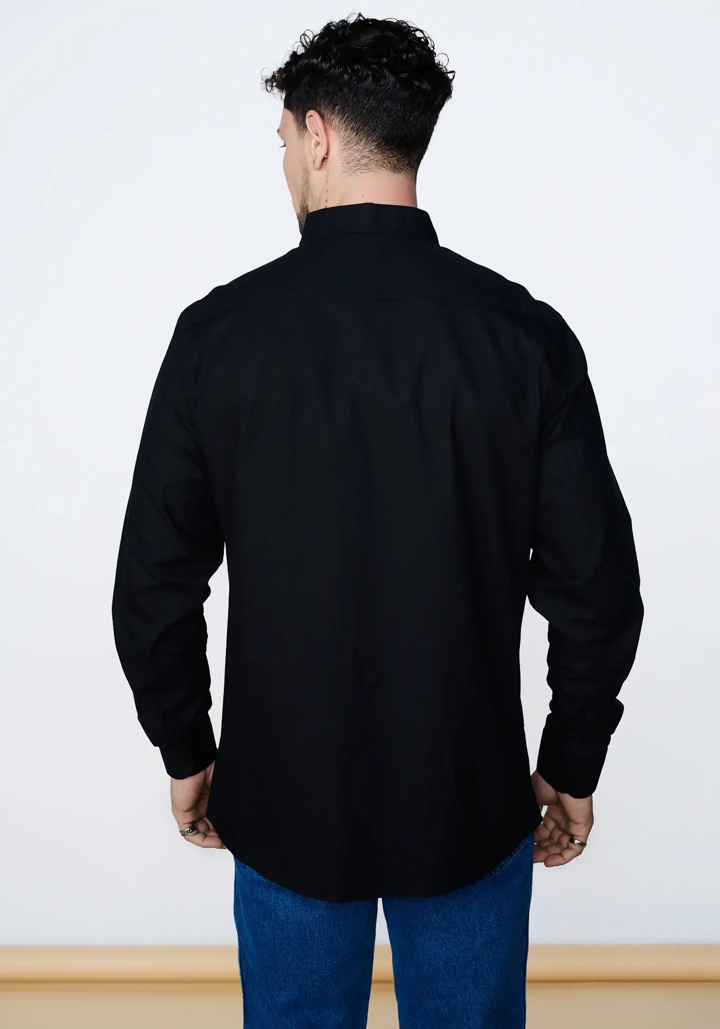 Camisa Hombre Negro Wrangler 144106 2