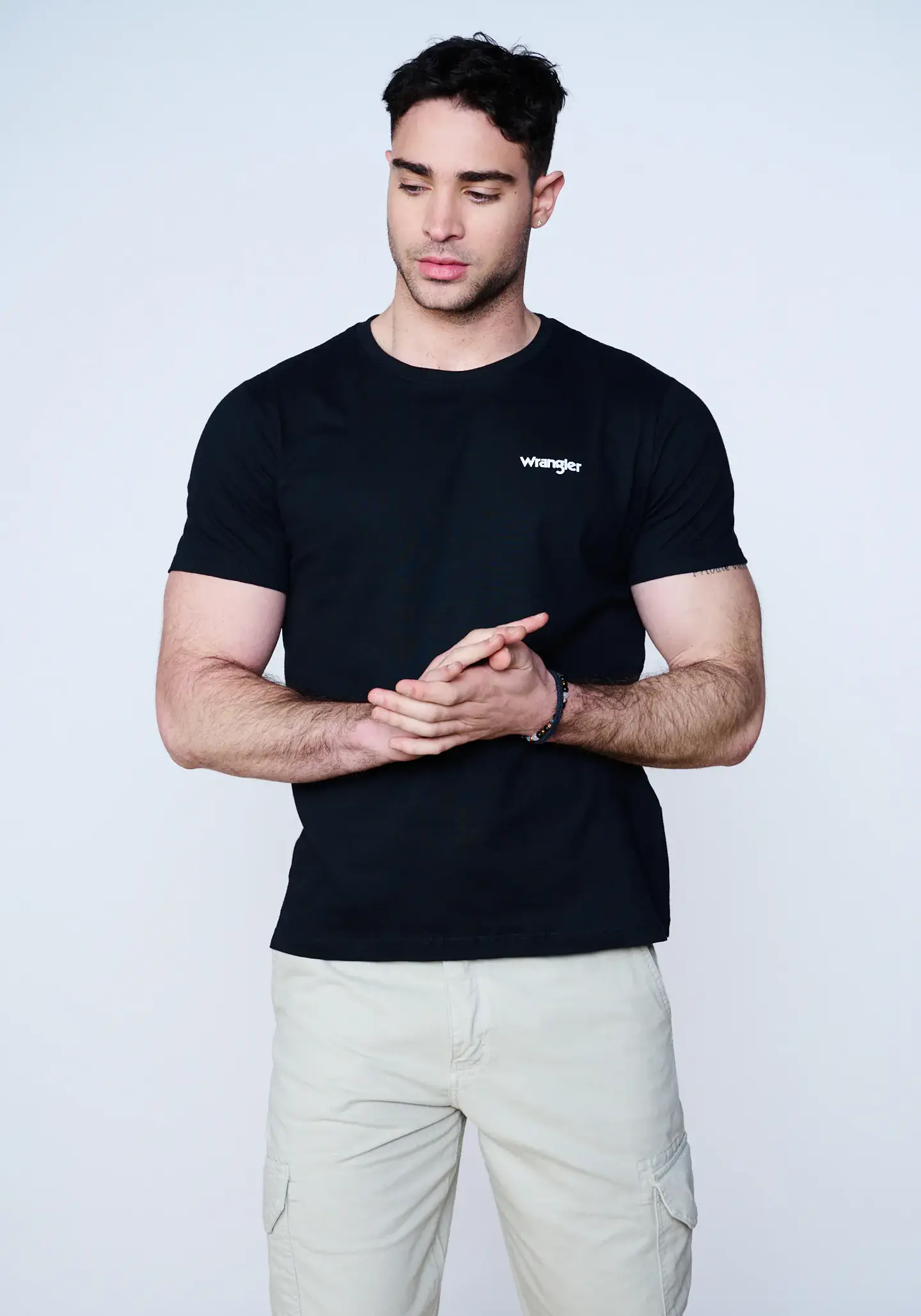 Polera Hombre Negra Wrangler 144976 1