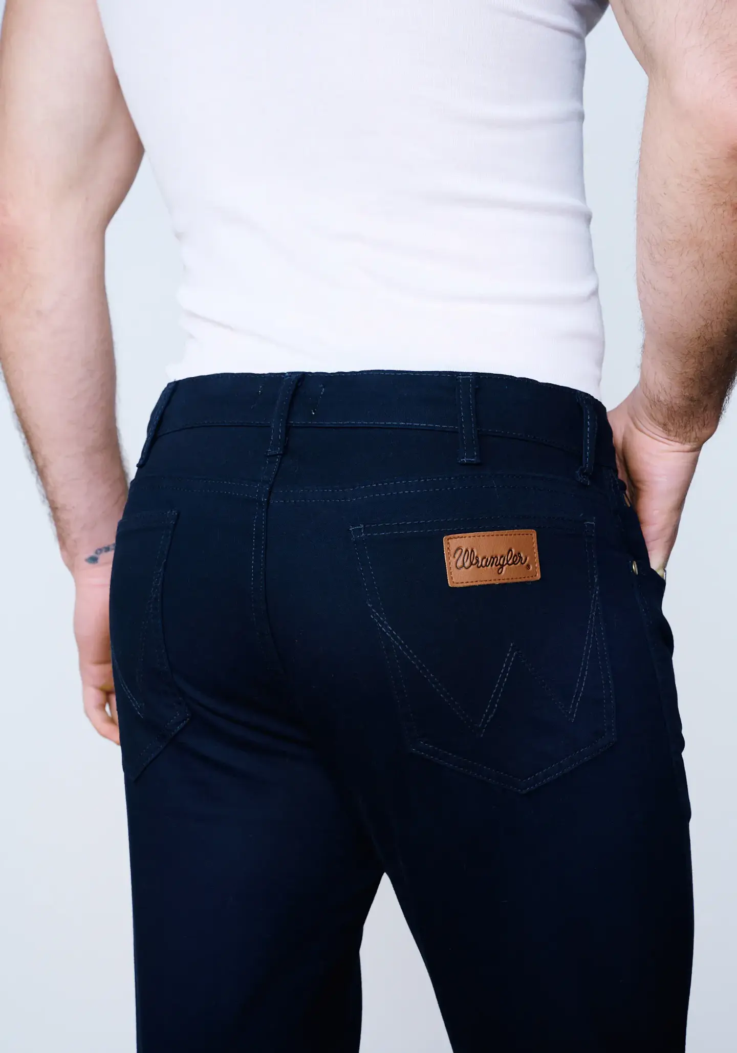 Pantalón Hombre Navy Wrangler 144979 3