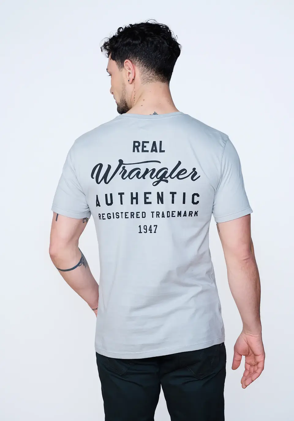 Polera Hombre Gris Wrangler 145006 2