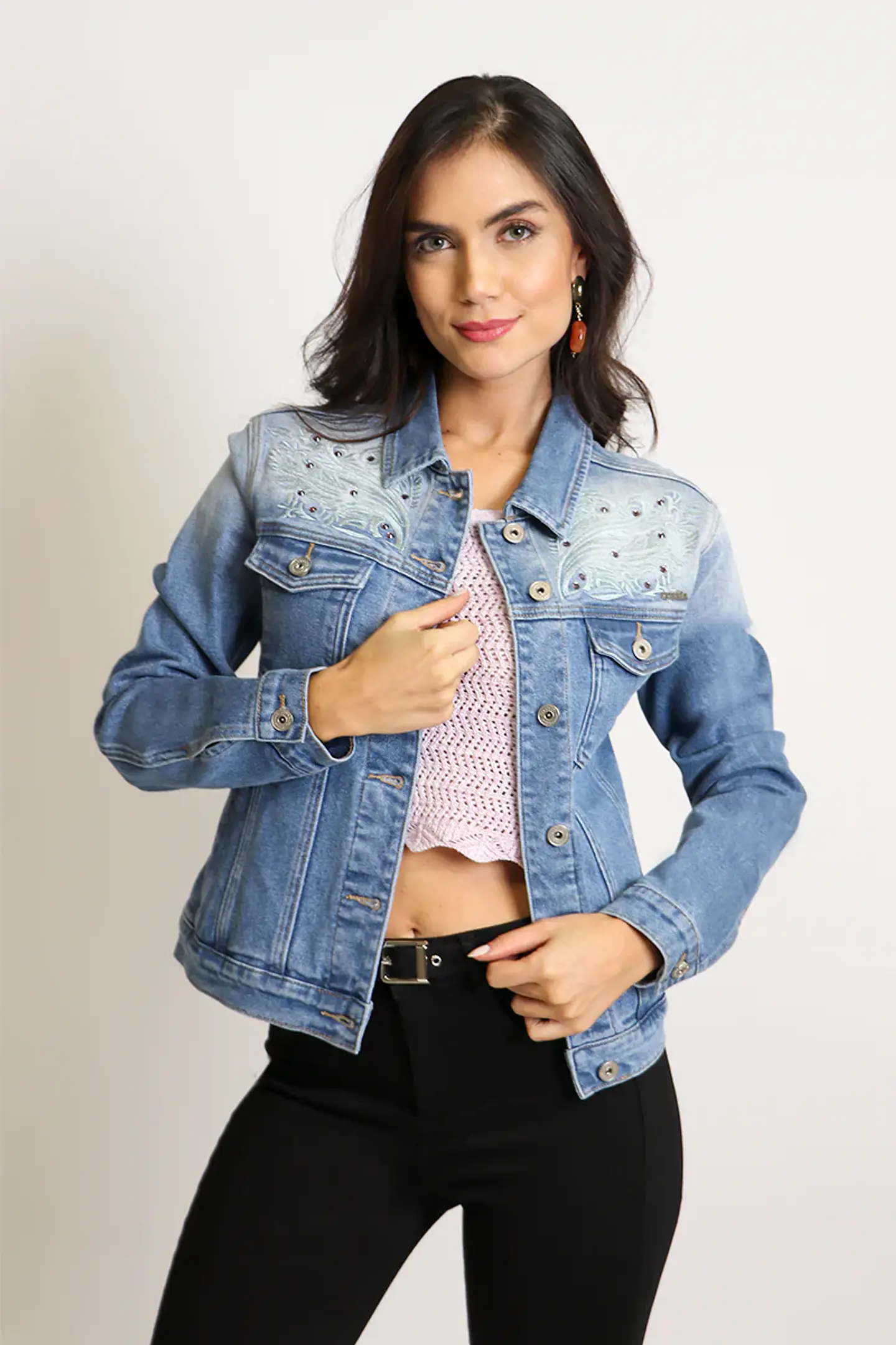 Chaqueta Mujer Celeste Amalia 4676 1