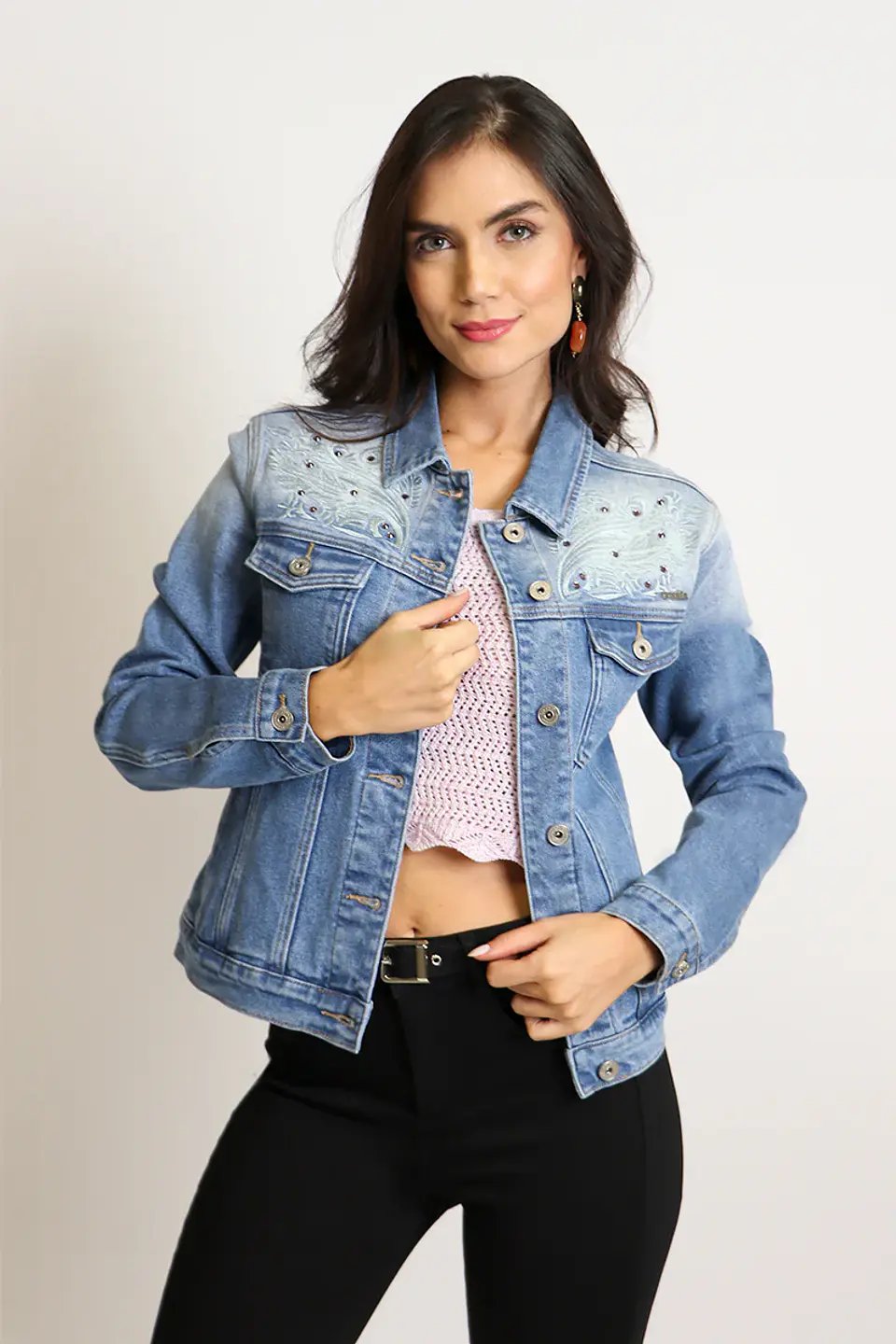 Chaqueta Mujer Celeste Amalia 4676 1