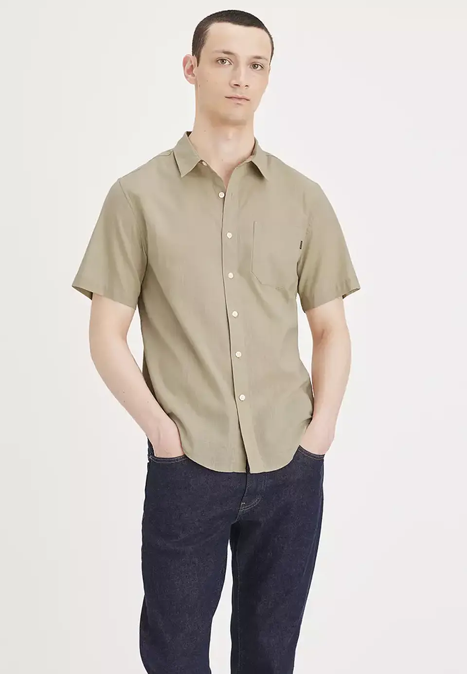 Camisa Hombre Caqui Dockers 55769-0264 1