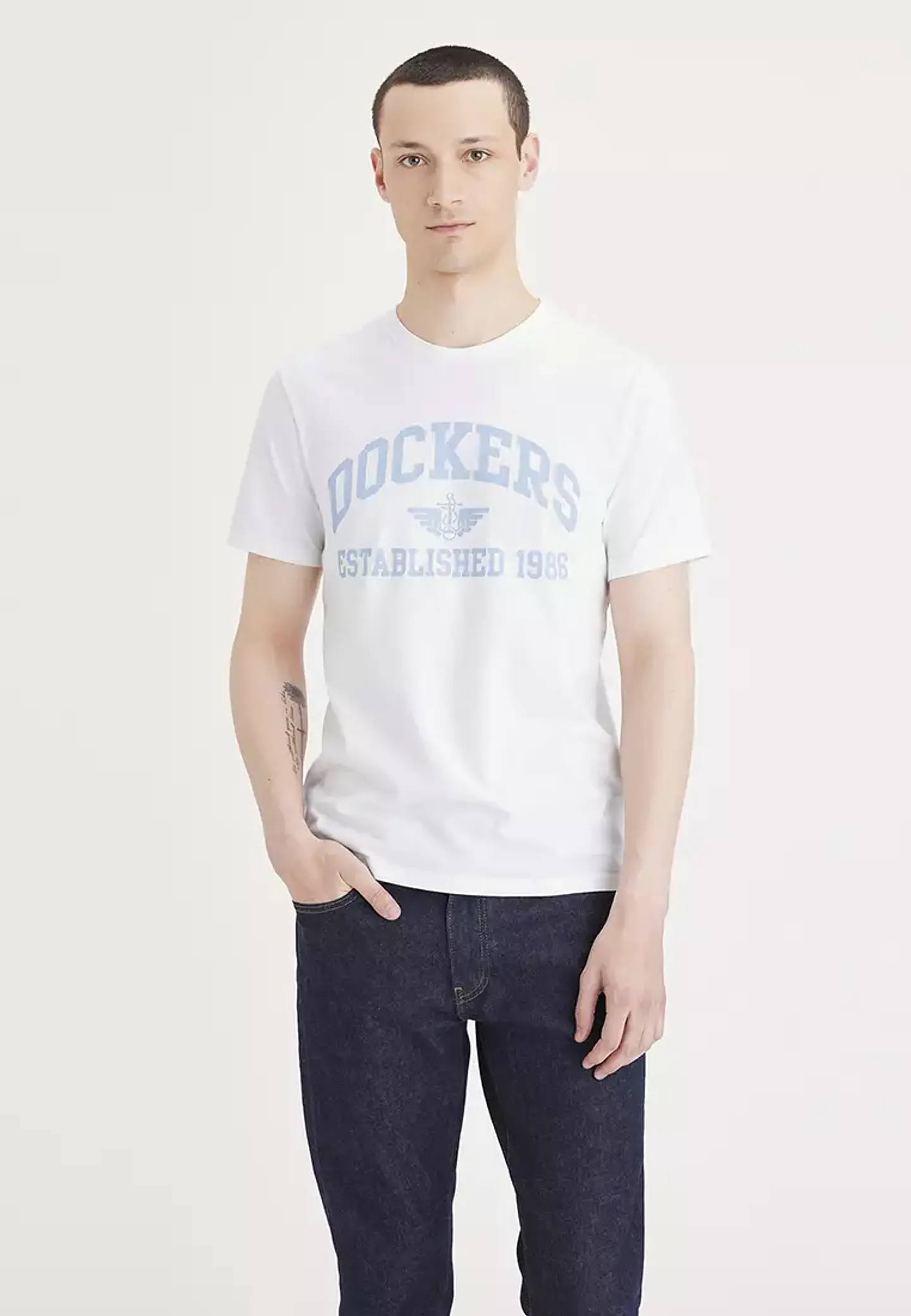 Polera Hombre Blanca Dockers A1103-0274 1