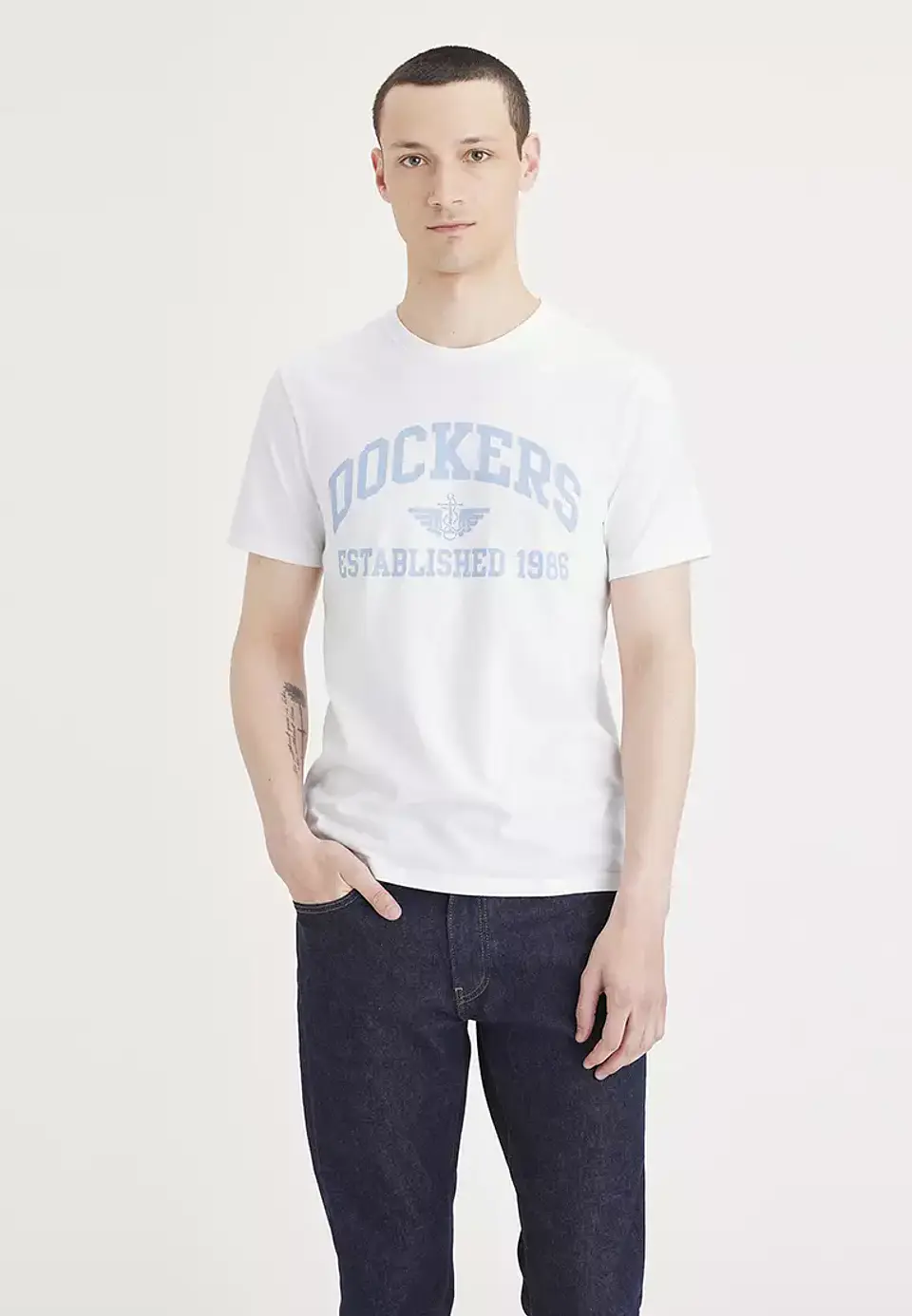 Polera Hombre Blanca Dockers A1103-0274 1