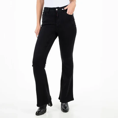 Jeans Mujer Negro Ellus AF051026