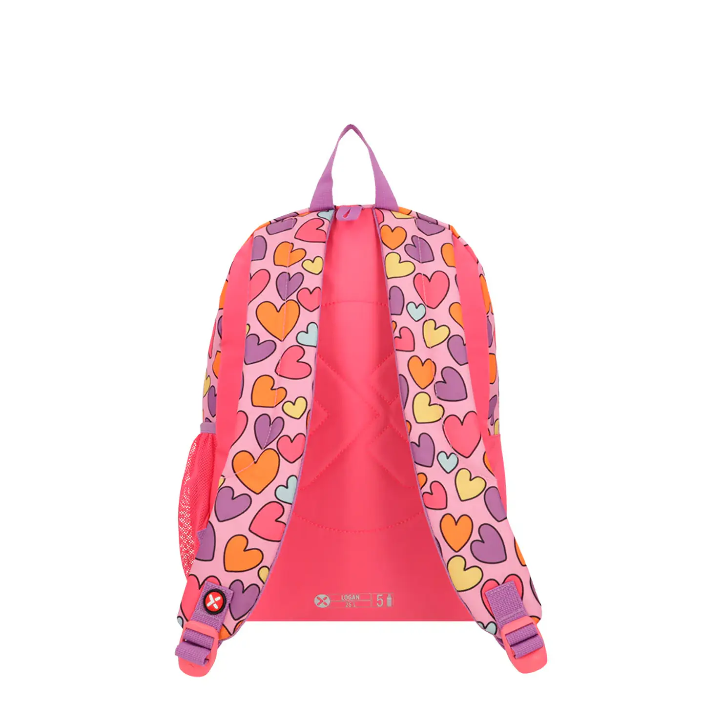 Mochila Corazones Multicolor Saxoline 155110A4461CNU 2