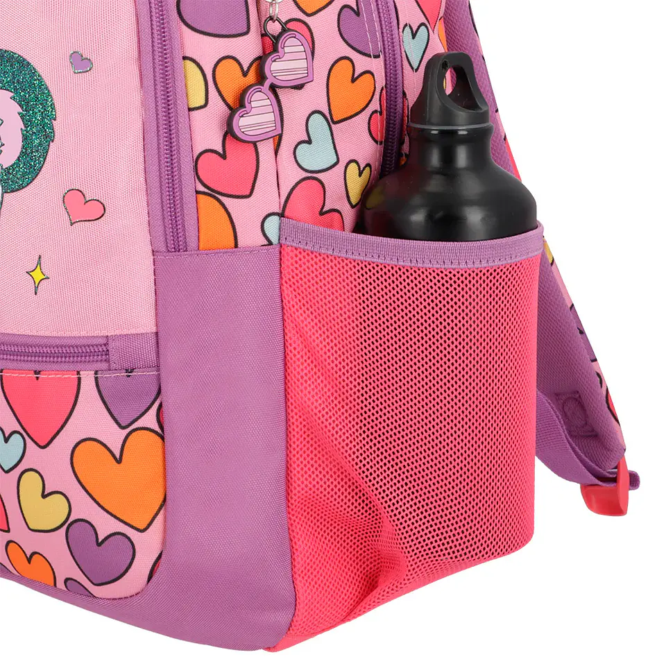 Mochila Corazones Multicolor Saxoline 155110A4461CNU 3