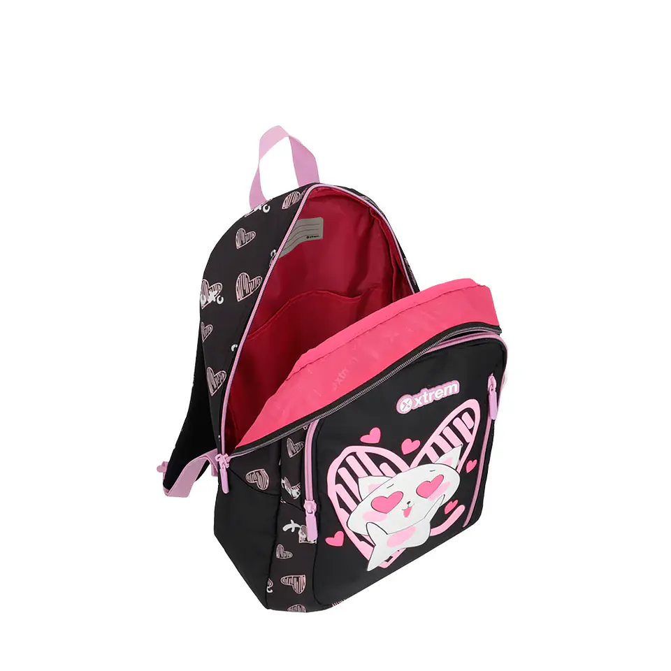 Mochila Gato Negra Saxoline 155110D0941CNU 3