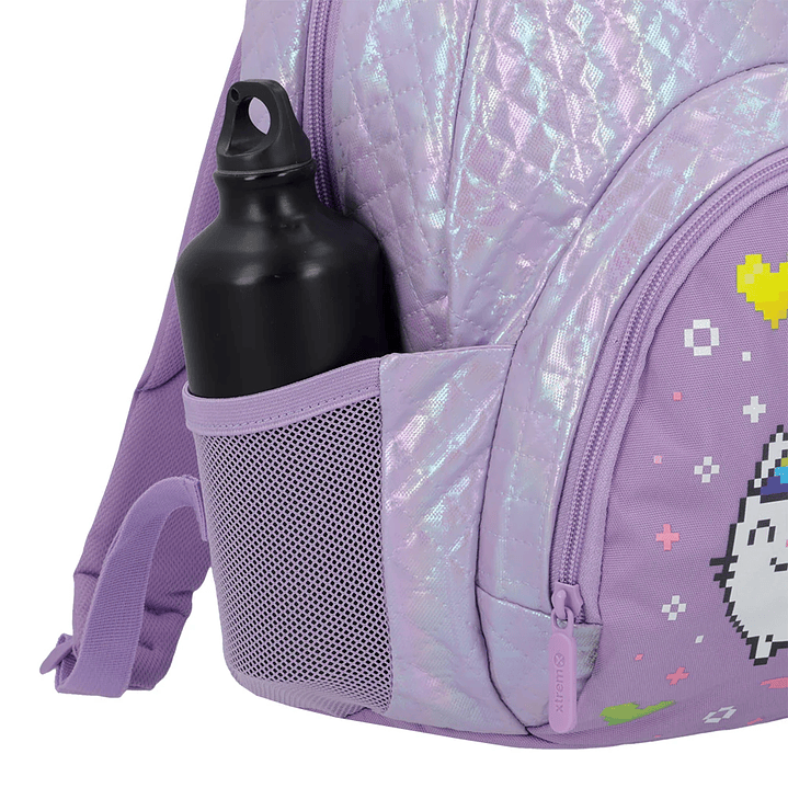 Mochila Gato Lila Saxoline 155111A4451CNU 4