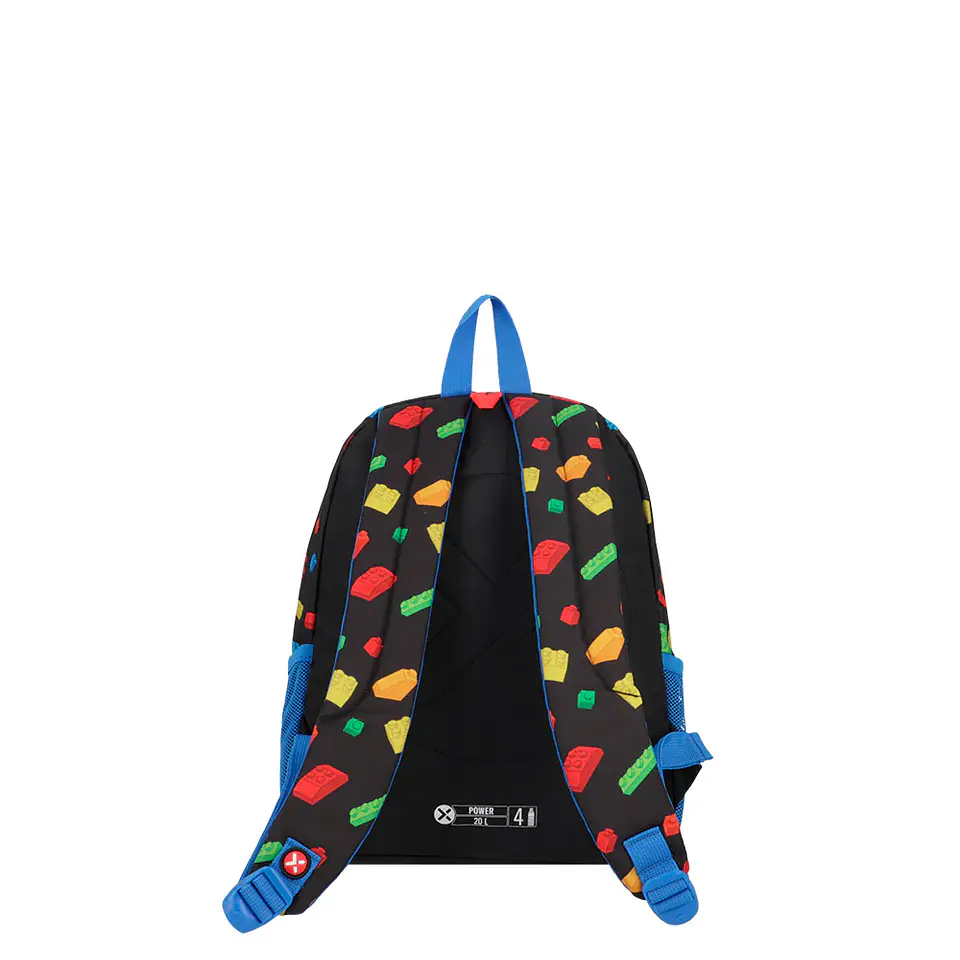 Mochila Bloques Negra Saxoline 155111A6651CNU 2