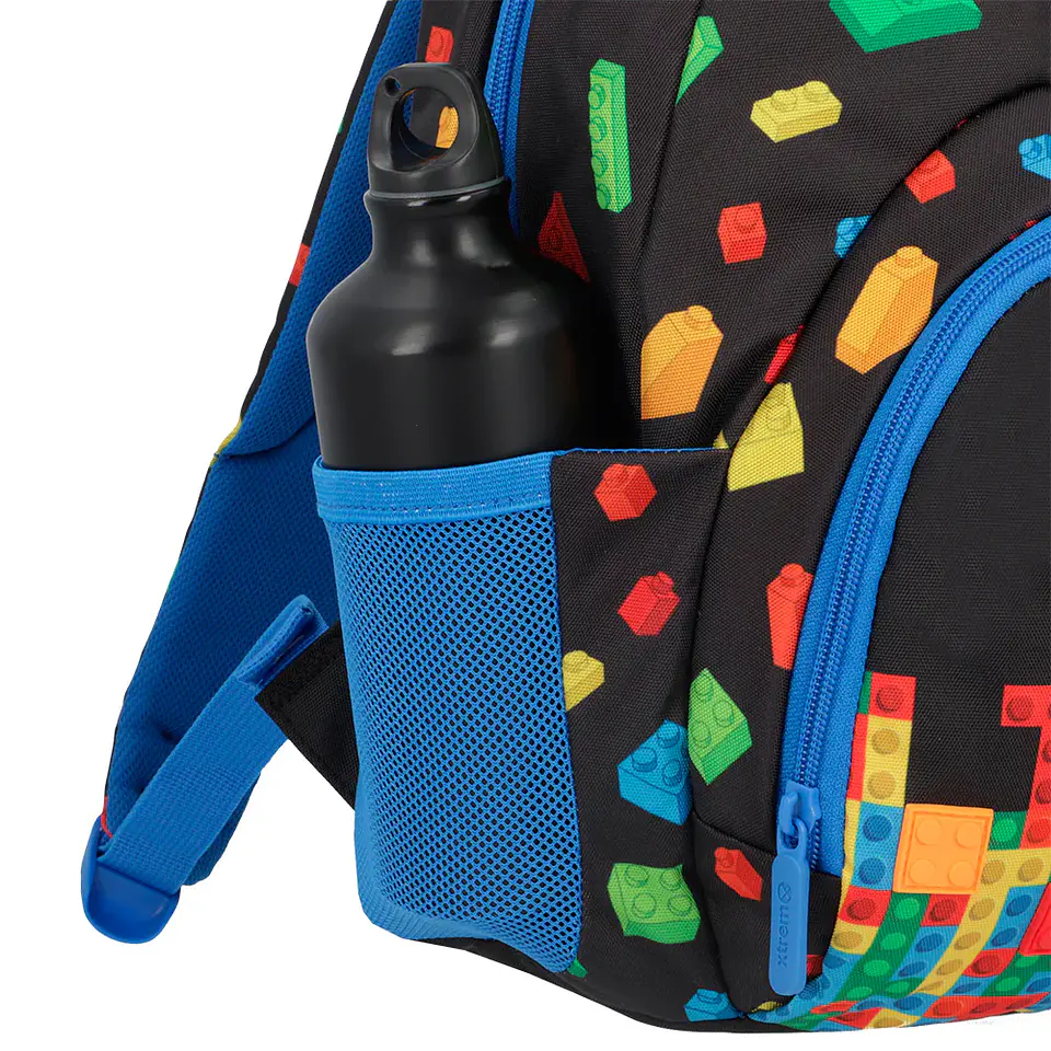 Mochila Bloques Negra Saxoline 155111A6651CNU 4