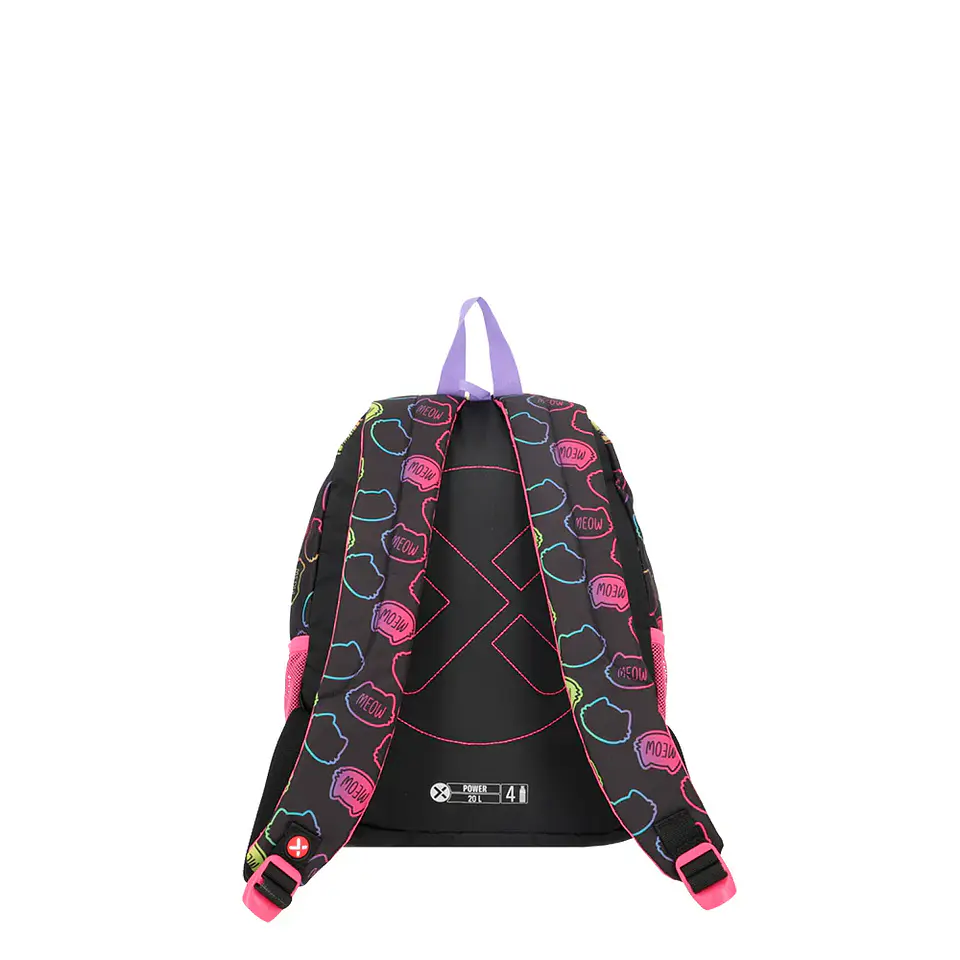 Mochila Gato Negra Saxoline 155111D0941CNU 2