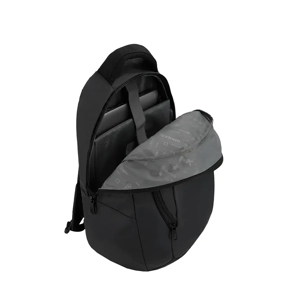 Mochila Negra Saxoline 15508510411CNU 3