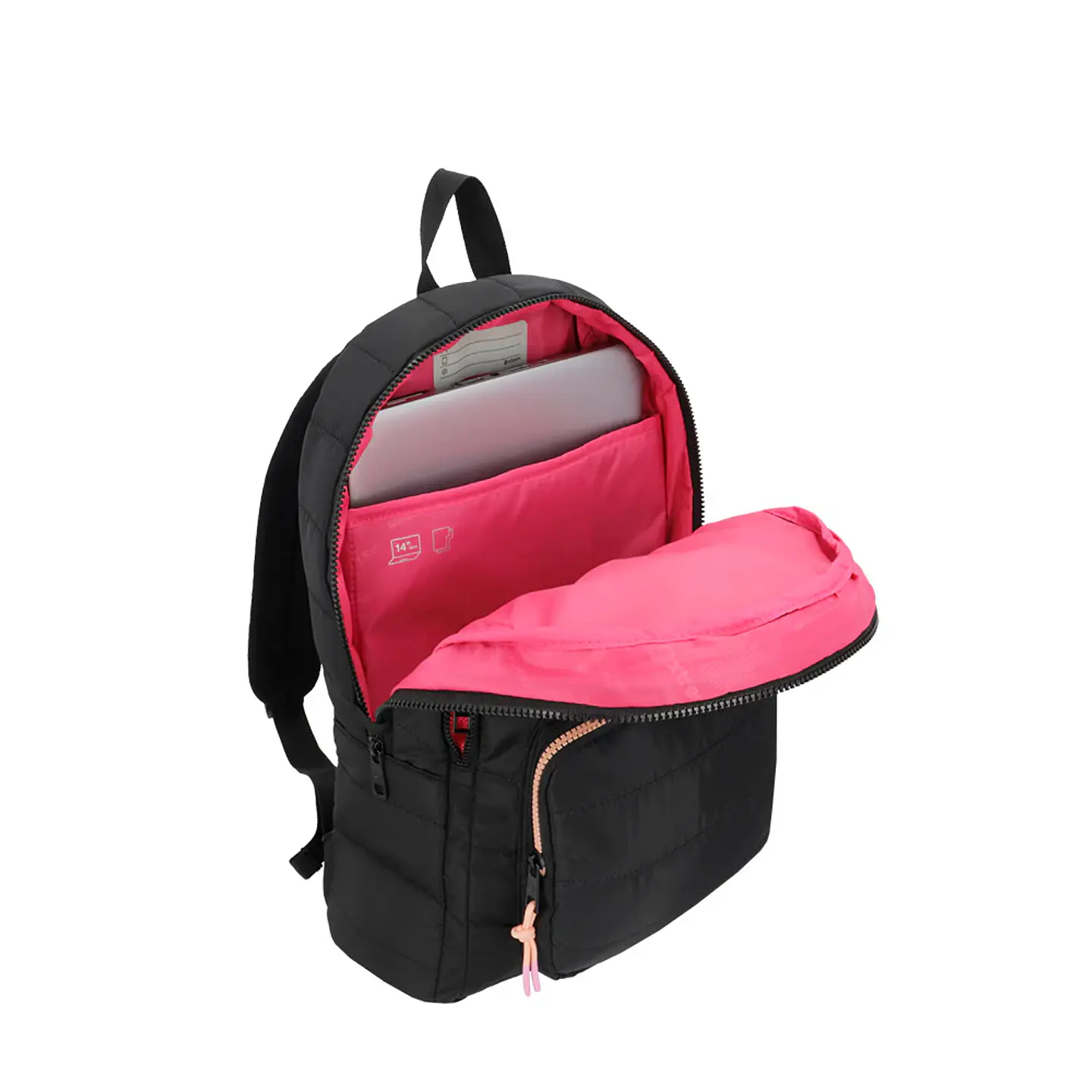Mochila Negra Saxoline 15510282291CNU 3