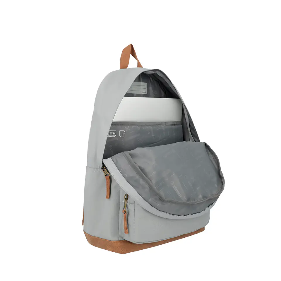 Mochila Gris Saxoline 15510514081CNU 3