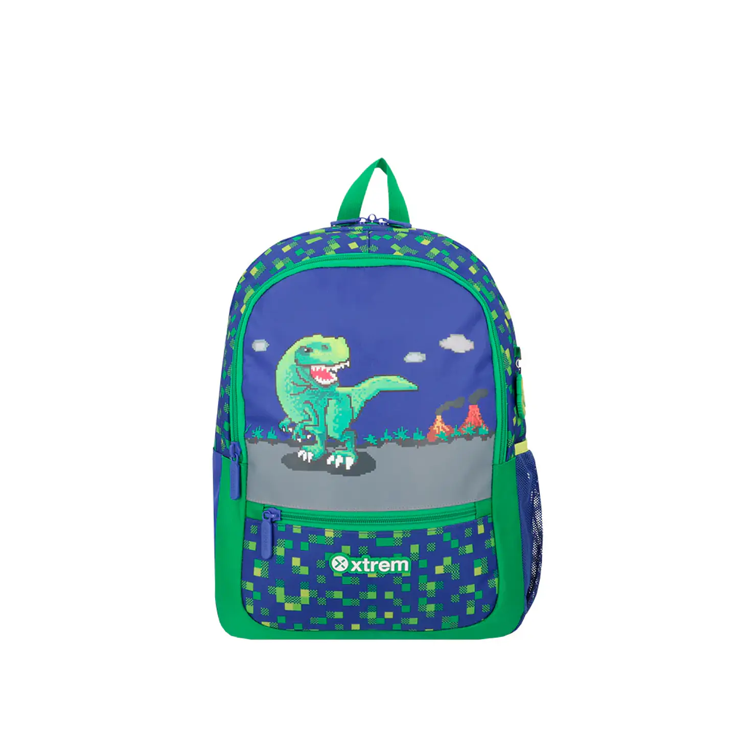 Mochila Dino Azul Saxoline 15511098211CNU 1