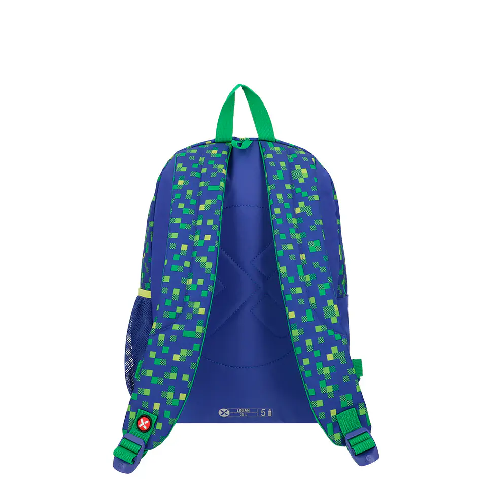 Mochila Dino Azul Saxoline 15511098211CNU 2