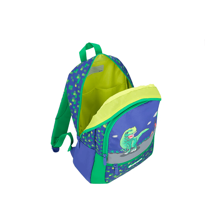 Mochila Dino Azul Saxoline 15511098211CNU 3