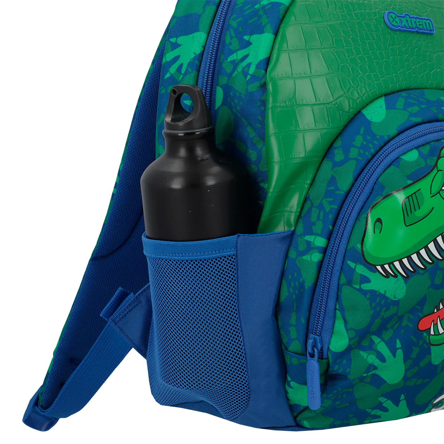 Mochila Dinosaurio Azul Saxoline 15511198211CNU 4