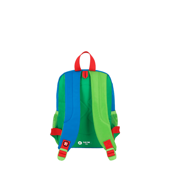 Mochila Play Time Dino Verde Saxoline 15511298271CNU 2