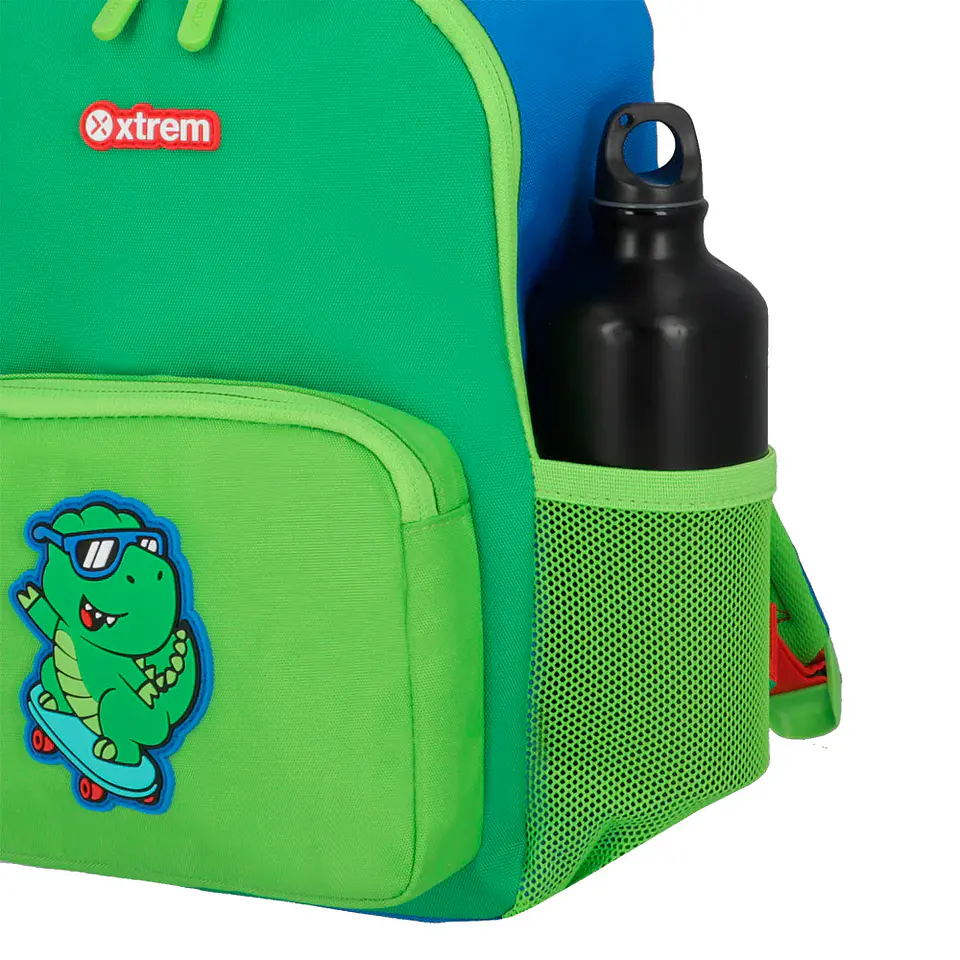 Mochila Play Time Dino Verde Saxoline 15511298271CNU 4