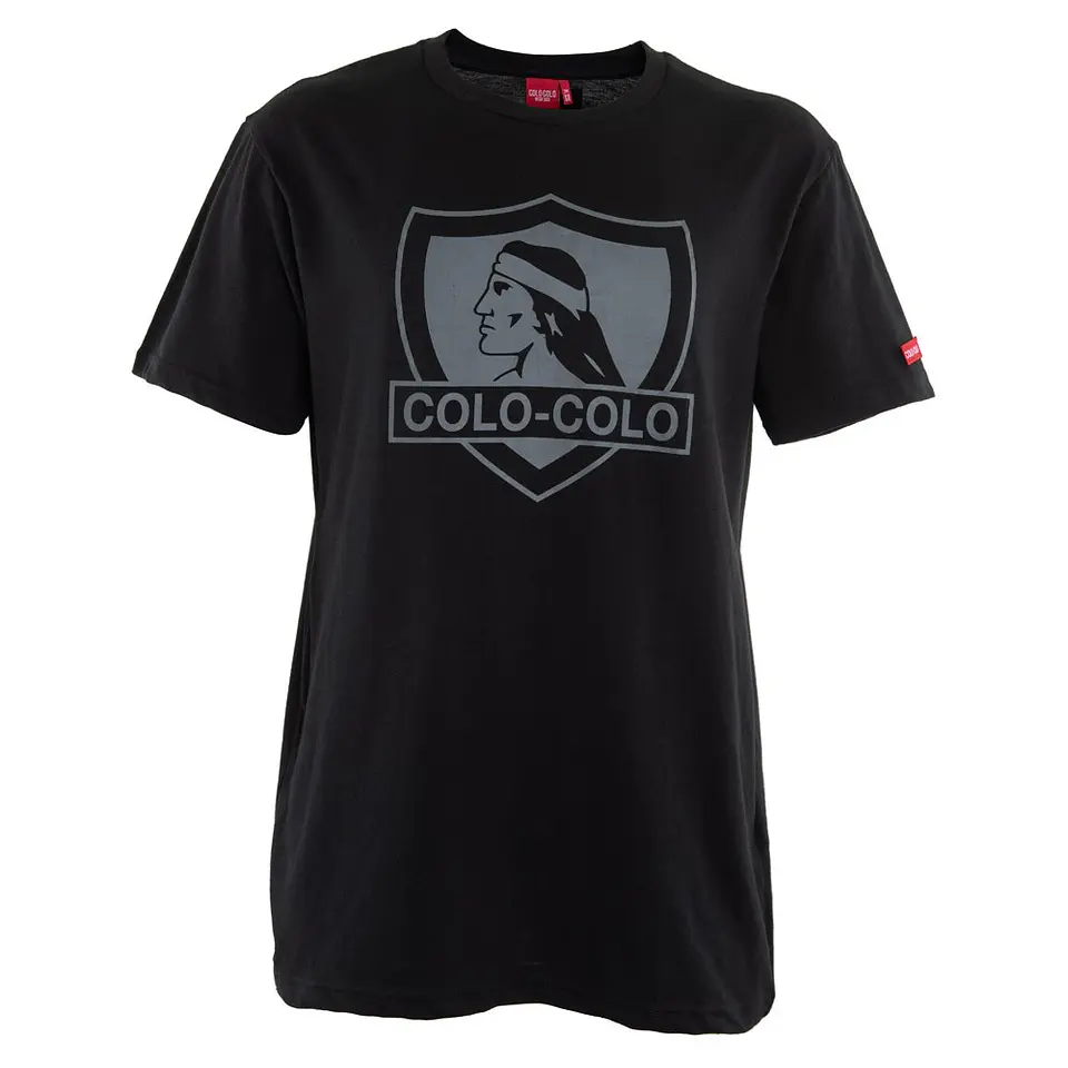 Polera Hombre Urbana Colo Colo Negra Street Machine CCPOI2301NE 1