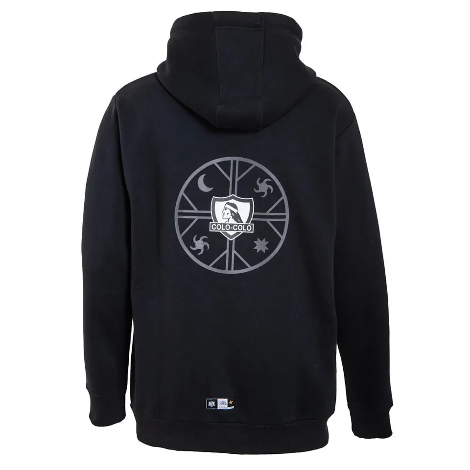 Polerón Hombre Urbano Colo Colo Negro Street Machine CCPOLI2325NE 2