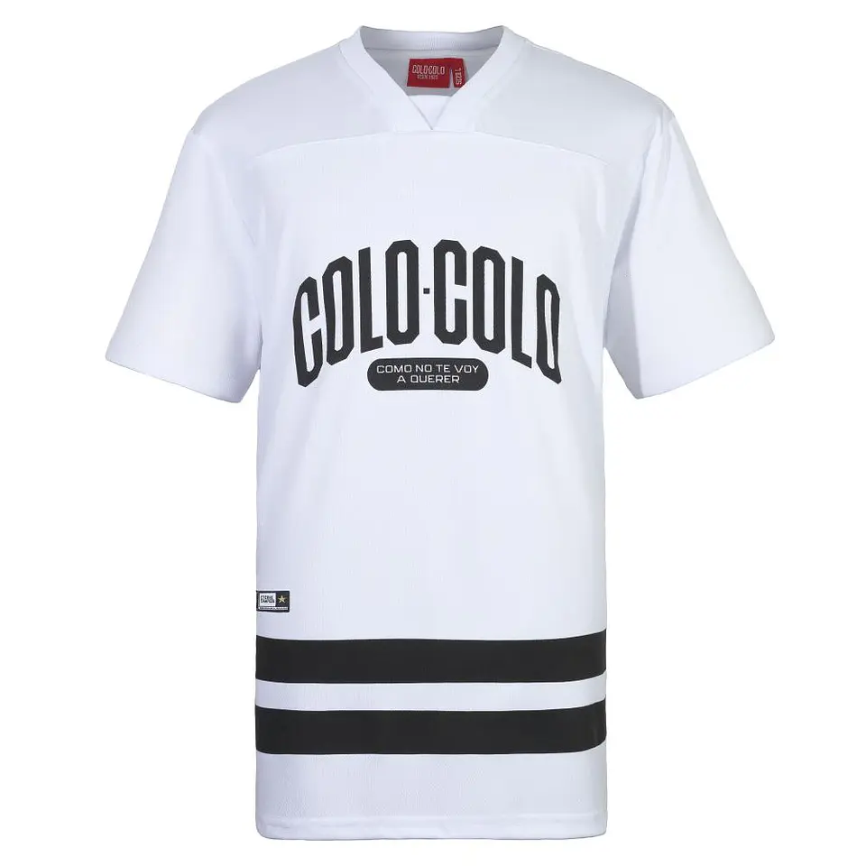 Polera Hombre Urbana Colo Colo Blanca Street Machine CCPOV2516BL 1
