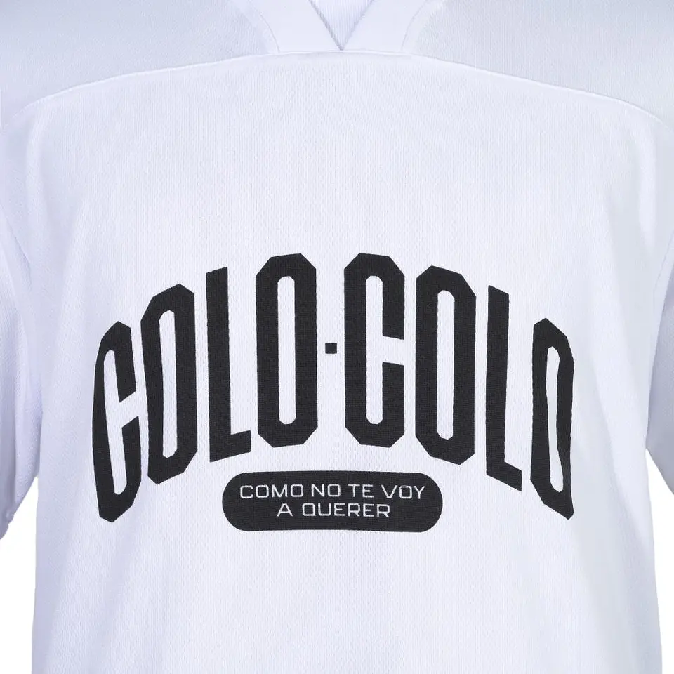 Polera Hombre Urbana Colo Colo Blanca Street Machine CCPOV2516BL 3