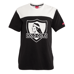 Polera Hombre Urbana Colo Colo Blanca Street Machine CLCPOV2318NE